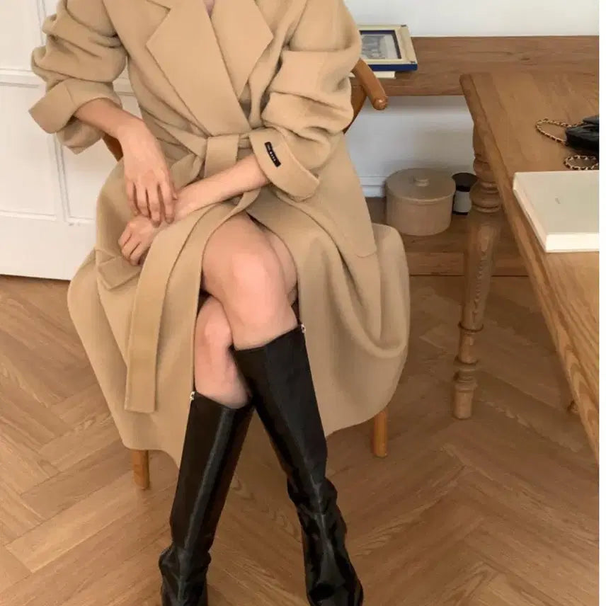 [BUNJANG] Hoshi Handmade Long Coat / 핸드메이드 호시 롱코트