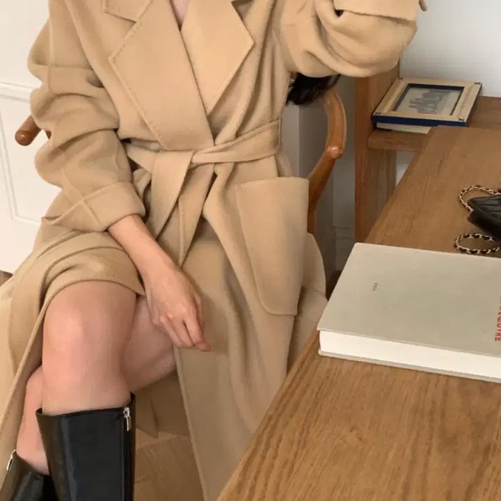 [BUNJANG] Hoshi Handmade Long Coat / 핸드메이드 호시 롱코트