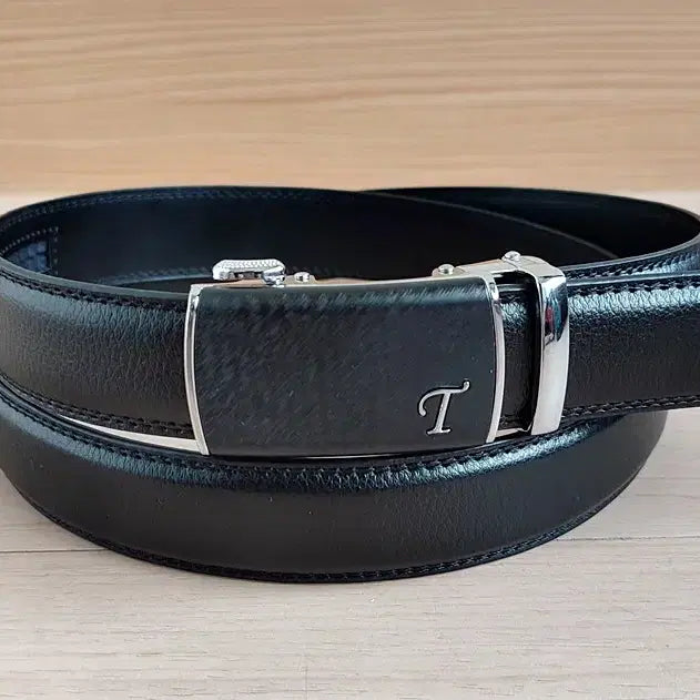 [BUNJANG] Leather Automatic Belt / 남자 가죽 자동벨트 정장벨트 가죽벨트 새상품