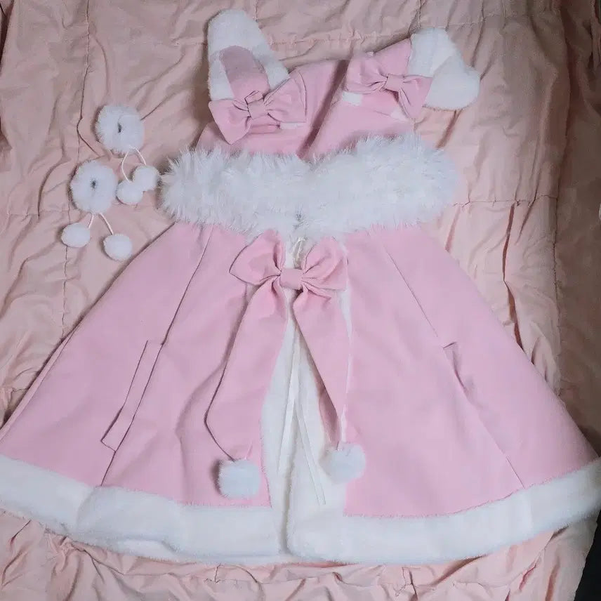 [BUNJANG] Rabbit Cape for Idol Graduation Photo / 팬싸템 토끼 망토 대여 | 졸업사진 아이돌 스냅 지뢰계 로리타 케이프
