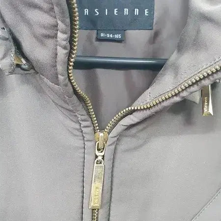 [BUNJANG] EASIENNE Brown Blend Zip-up Jumper / EASIENNE 브라운 혼방 집업 점퍼