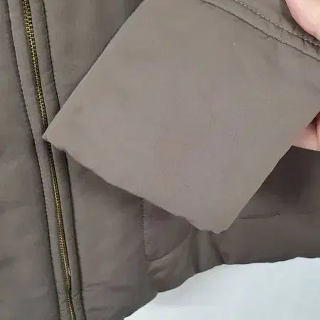 [BUNJANG] EASIENNE Brown Blend Zip-up Jumper / EASIENNE 브라운 혼방 집업 점퍼