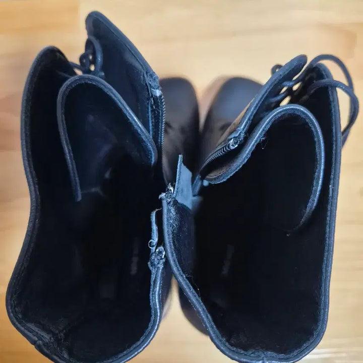 [BUNJANG] Nine West Leather Lace-up Ankle Boots / 나인웨스트 양가죽 레이스업 미니앵클부츠 250mm