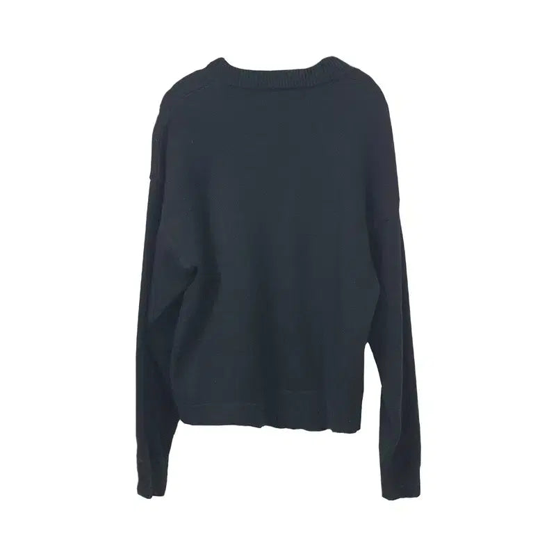 [BUNJANG] MAISON BLANCHE Black Oversized Knit Sweater / MAISON BLANCHE 메종블랑쉬 블랙 오버핏 니트
