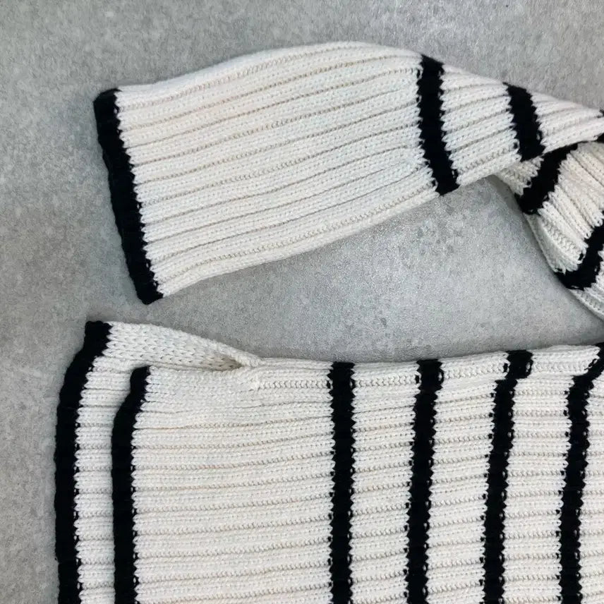 [BUNJANG] OPAQUE.CLIP Knit T-shirt / OPAQUE.CLIP 니트 티셔츠