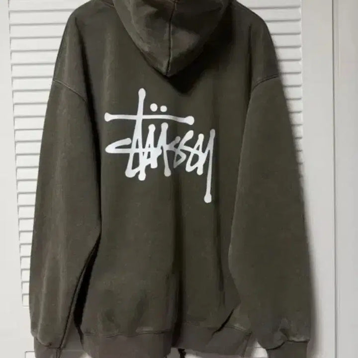 [SOLD OUT] /새상품/ 스투시 워싱 후드티 차콜