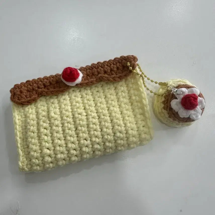 [BUNJANG] Knitted Pudding Wallet / 뜨개 푸딩지갑