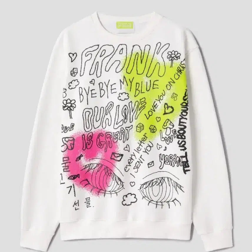 [BUNJANG] Baek Yerin X Beaker 10th Anniversary Sweatshirt (M Size) / 백예린 X 비이커 10주년 맨투맨 m사이즈