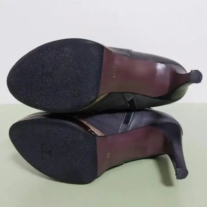 [BUNJANG] Tandy Leather Long Boots (Gray) / 여성 탠디 가죽 롱부츠  (230)