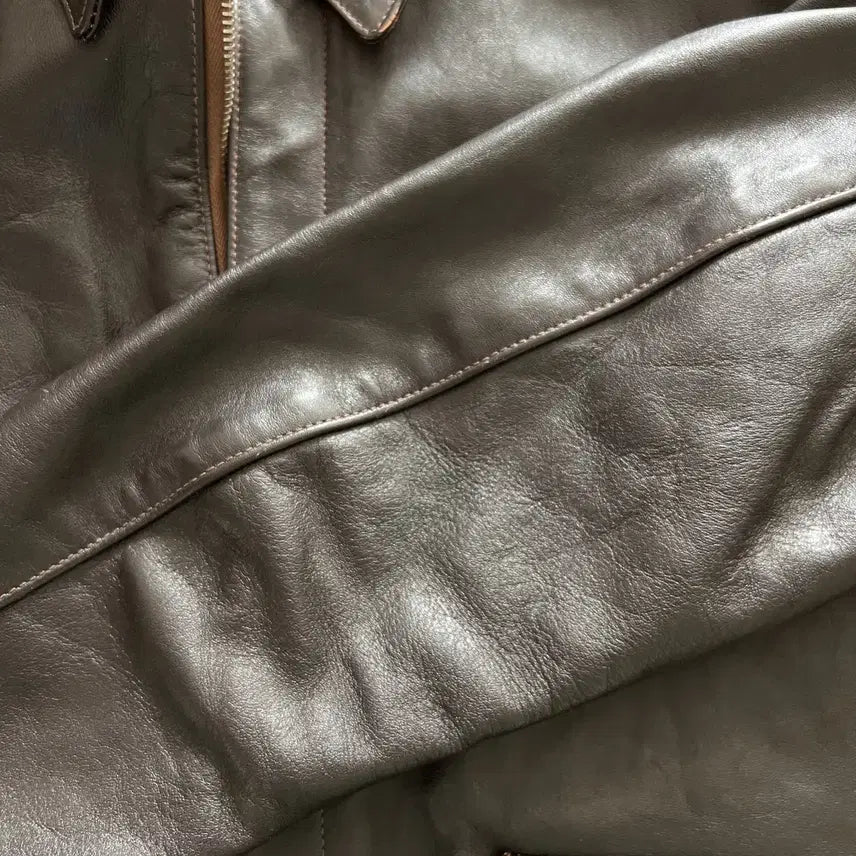 [BUNJANG] Real McCoy A-2 Leather Jacket / 리얼맥코이 / A-2 레더 자켓 실 브라운 / 38