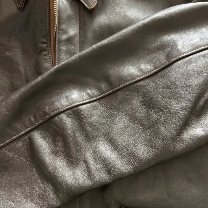 [BUNJANG] Real McCoy A-2 Leather Jacket / 리얼맥코이 / A-2 레더 자켓 실 브라운 / 38