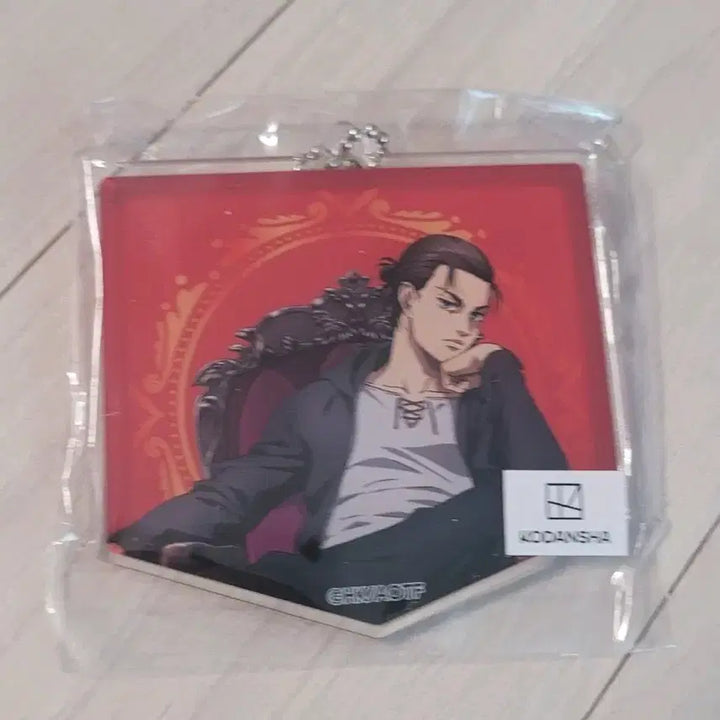 [BUNJANG] Attack on Titan Eren Yeager Acrylic Keyring Sealed / 진격의 거인 19 에렌 예거 아크릴 키링 미개봉