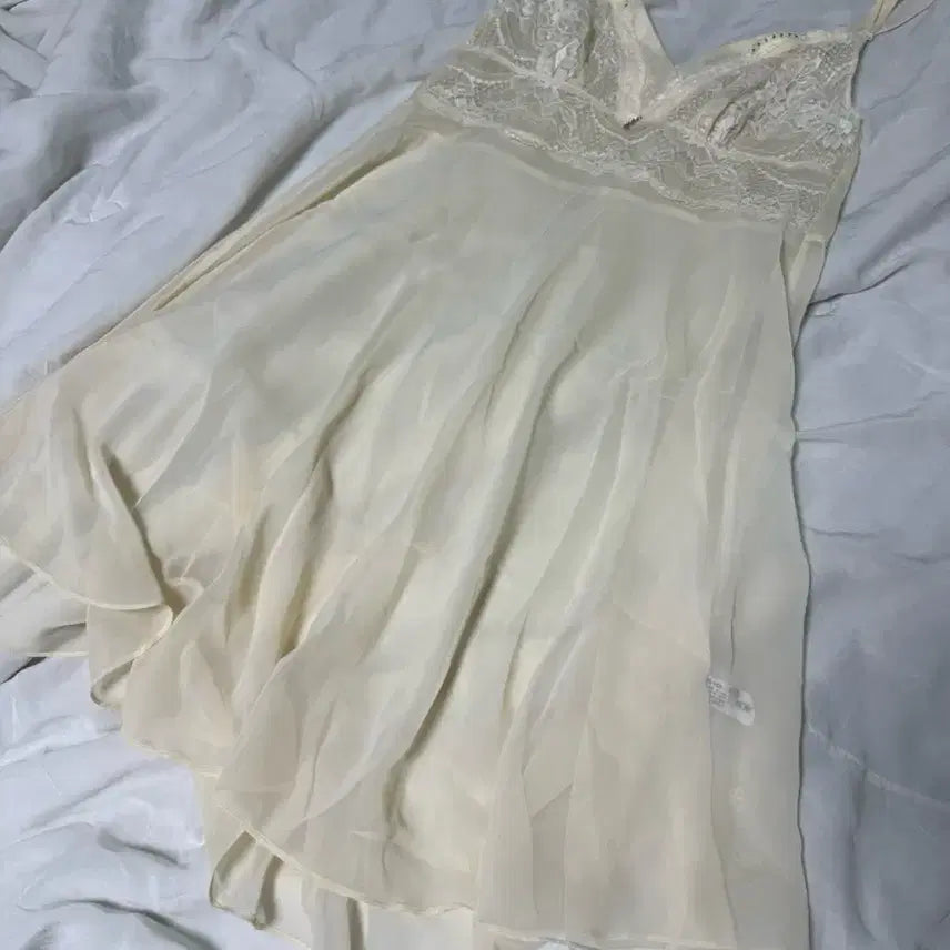 [BUNJANG] Vintage Lace Slip Dress / 빈티지 레이스 슬립 원피스 / 버터플라이빈티지 어항빈티지 stg 모리걸