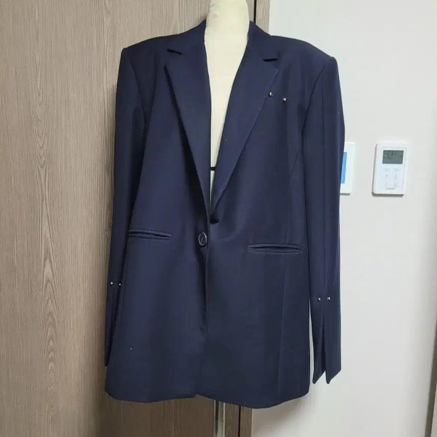 [BUNJANG] Moonteen Cash Back Blazer Jacket (Deep Navy) / 문텐 캐시백 블레이저 자켓  여성용 딥네이비