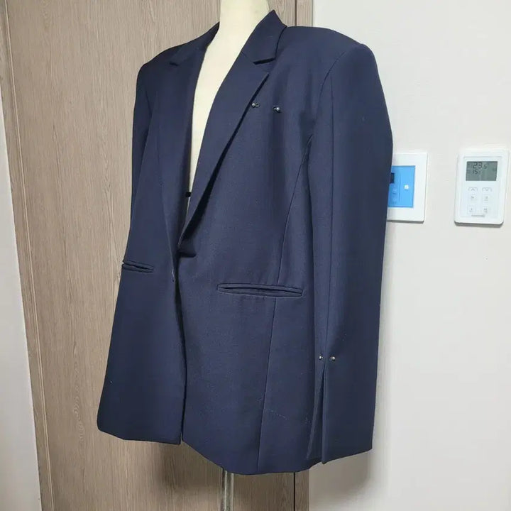 [BUNJANG] Moonteen Cash Back Blazer Jacket (Deep Navy) / 문텐 캐시백 블레이저 자켓  여성용 딥네이비