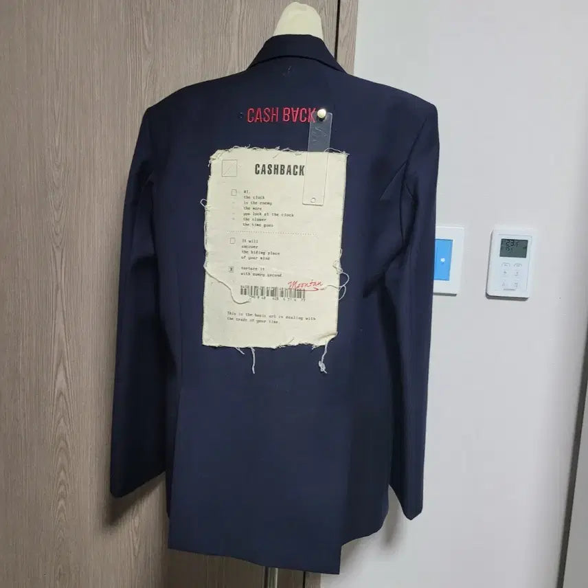 [BUNJANG] Moonteen Cash Back Blazer Jacket (Deep Navy) / 문텐 캐시백 블레이저 자켓  여성용 딥네이비
