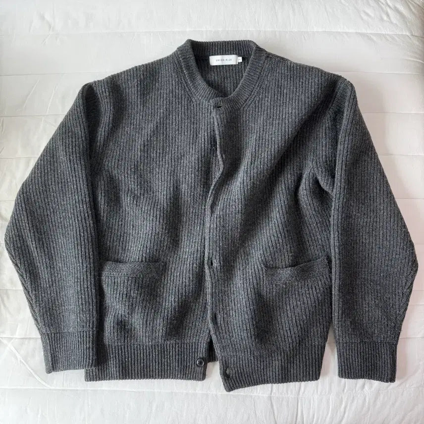 [BUNJANG] Union Blue Hunter Cardigan Charcoal / [XXL] 유니온블루 헌터 가디건 차콜