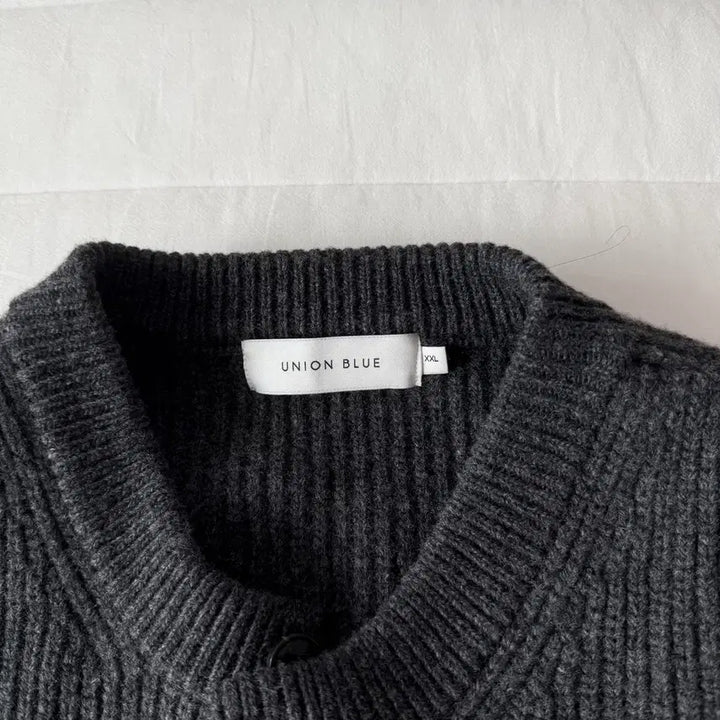 [BUNJANG] Union Blue Hunter Cardigan Charcoal / [XXL] 유니온블루 헌터 가디건 차콜