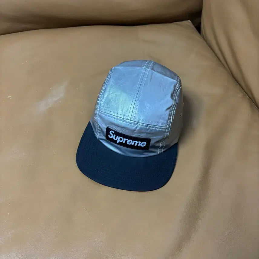 [BUNJANG] Supreme Camp Cap Hat / 슈프림 캠프캡 모자 박스로고 실버