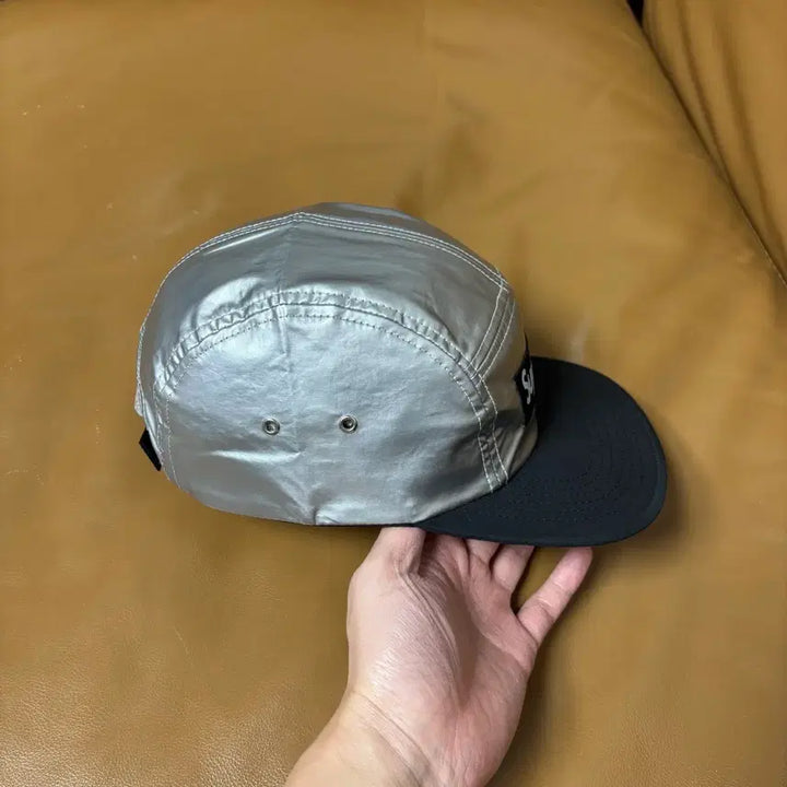 [BUNJANG] Supreme Camp Cap Hat / 슈프림 캠프캡 모자 박스로고 실버