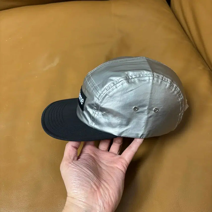 [BUNJANG] Supreme Camp Cap Hat / 슈프림 캠프캡 모자 박스로고 실버