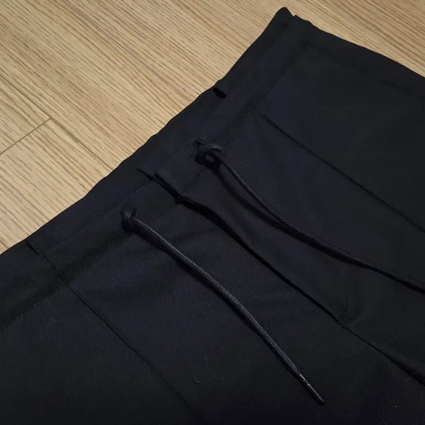 [BUNJANG] Junn.J Layered String One-Tuck Pants / 준지 레이어드 스트링 원턱  팬츠