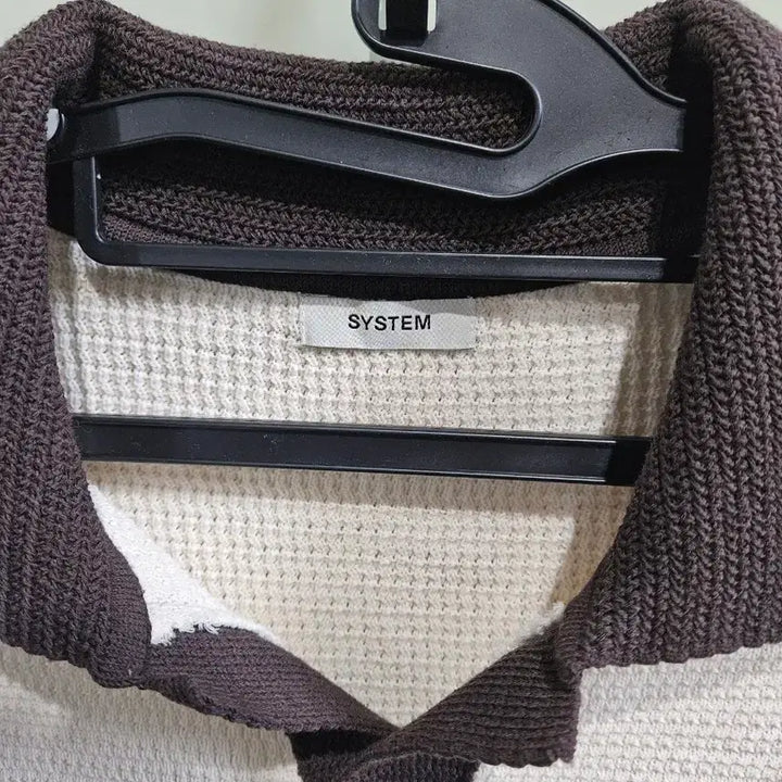 [BUNJANG] System Cardigan Wool Blend / 시스템 카라니트 울혼방