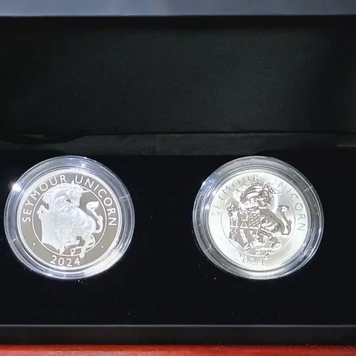 [BUNJANG] Queens Beast Silver Proof Coin Set / 퀸즈 비스트 실버 프루프  은화 2세트