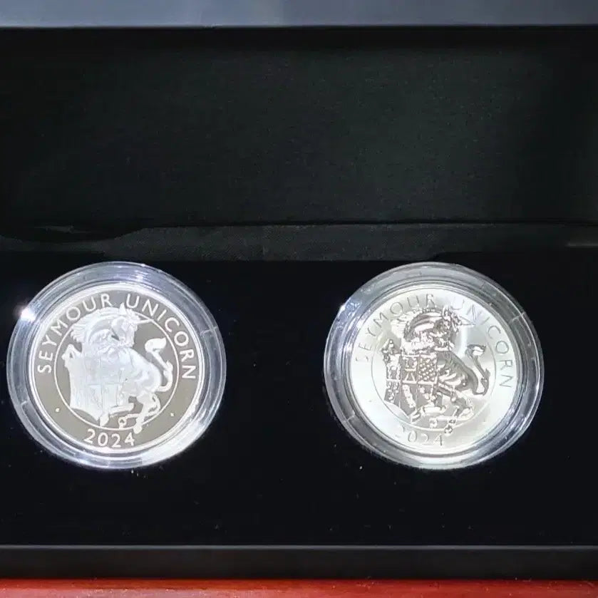 [BUNJANG] Queens Beast Silver Proof Coin Set / 퀸즈 비스트 실버 프루프  은화 2세트