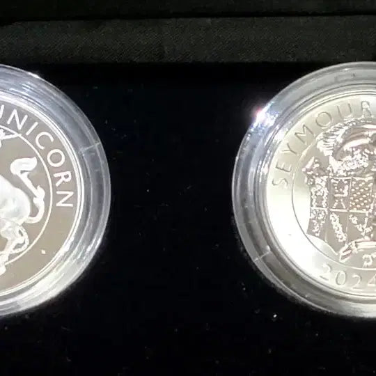 [BUNJANG] Queens Beast Silver Proof Coin Set / 퀸즈 비스트 실버 프루프  은화 2세트