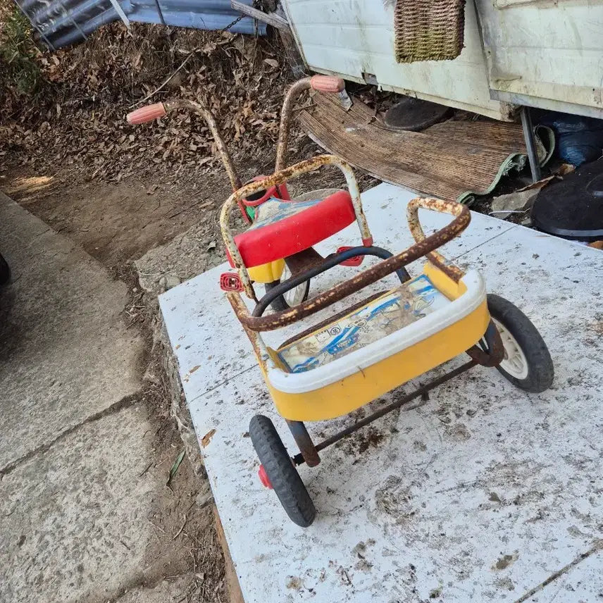 [BUNJANG] Vintage Iron Bicycle / 85   55   45 센치 옛날자전거철재질