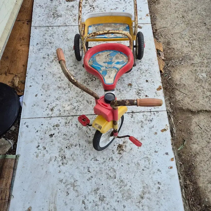 [BUNJANG] Vintage Iron Bicycle / 85   55   45 센치 옛날자전거철재질