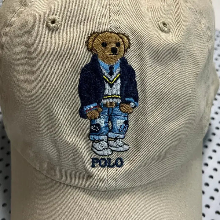 [BUNJANG] Ralph Lauren Teddy Bear Ball Cap Beige / 폴로 랄프로렌 테디베어 볼캡 베이지