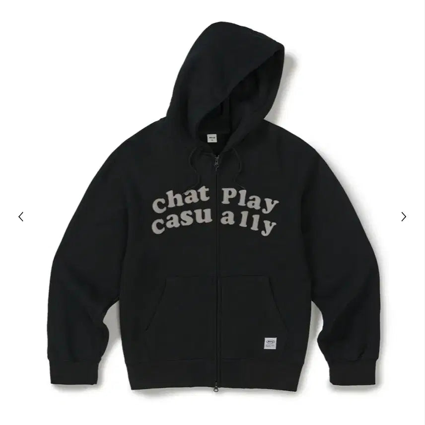[BUNJANG] Mmlg CPC Applique Hood Zip-Up Black / Mmlg CPC APPLIQUE HOOD ZIPUP 엠엠엘지 후드집업
