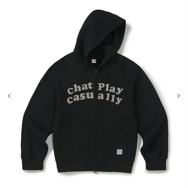 [BUNJANG] Mmlg CPC Applique Hood Zip-Up Black / Mmlg CPC APPLIQUE HOOD ZIPUP 엠엠엘지 후드집업