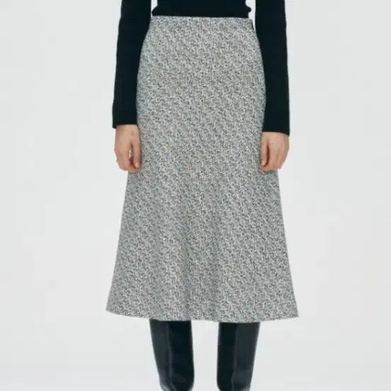 [BUNJANG] Sie Black Bean Tweed Skirt / sie 시에 스커트