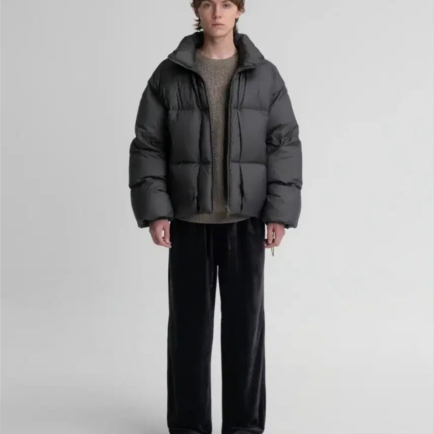 [BUNJANG] In Silence Ripstop Goose Down Jacket Brown S / 인사일런스 립스탑 구스다운 브라운 s