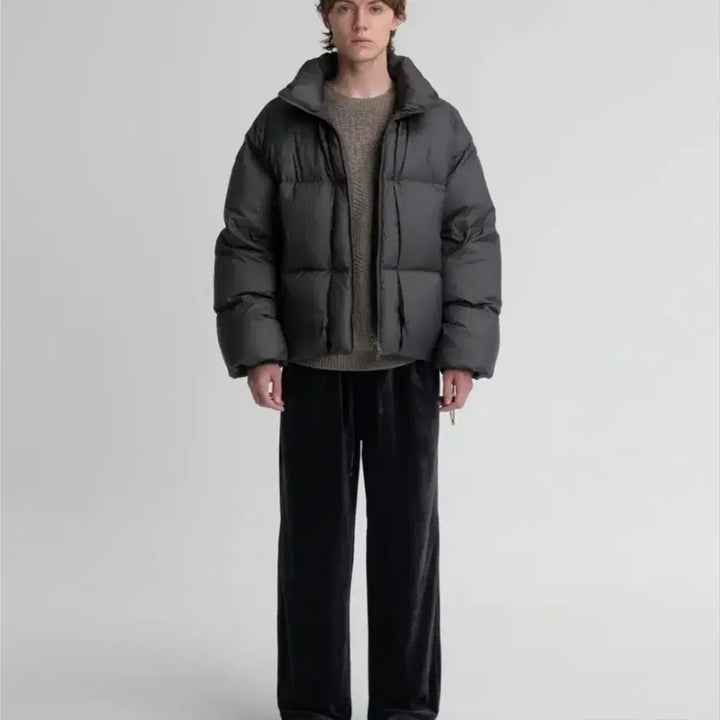 [BUNJANG] In Silence Ripstop Goose Down Jacket Brown S / 인사일런스 립스탑 구스다운 브라운 s