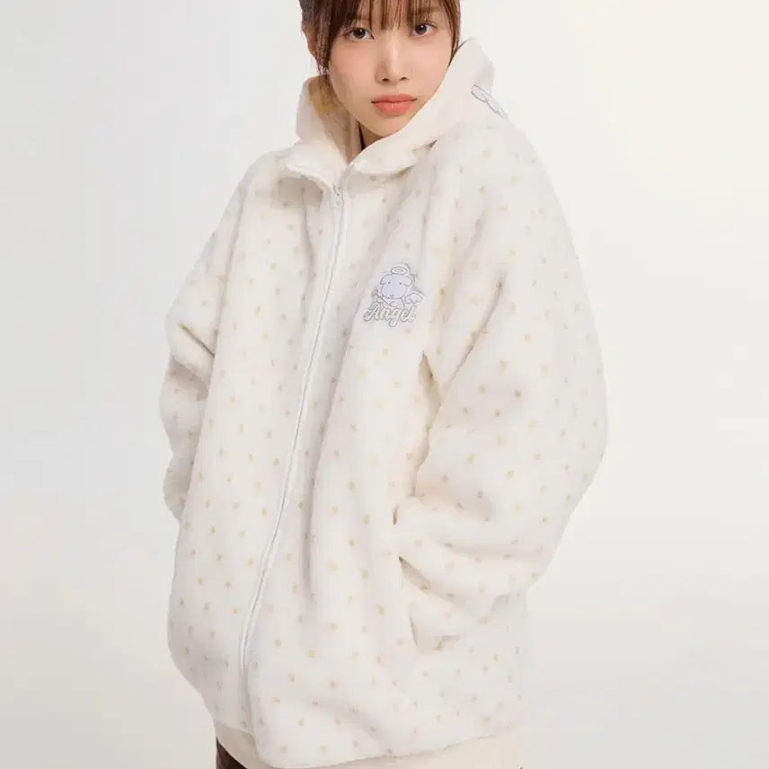 [BUNJANG] Spao Fleece Jacket / 스파오 가나디 덤블 플리스 후리스 천사 에이블리무신사교환교신판매