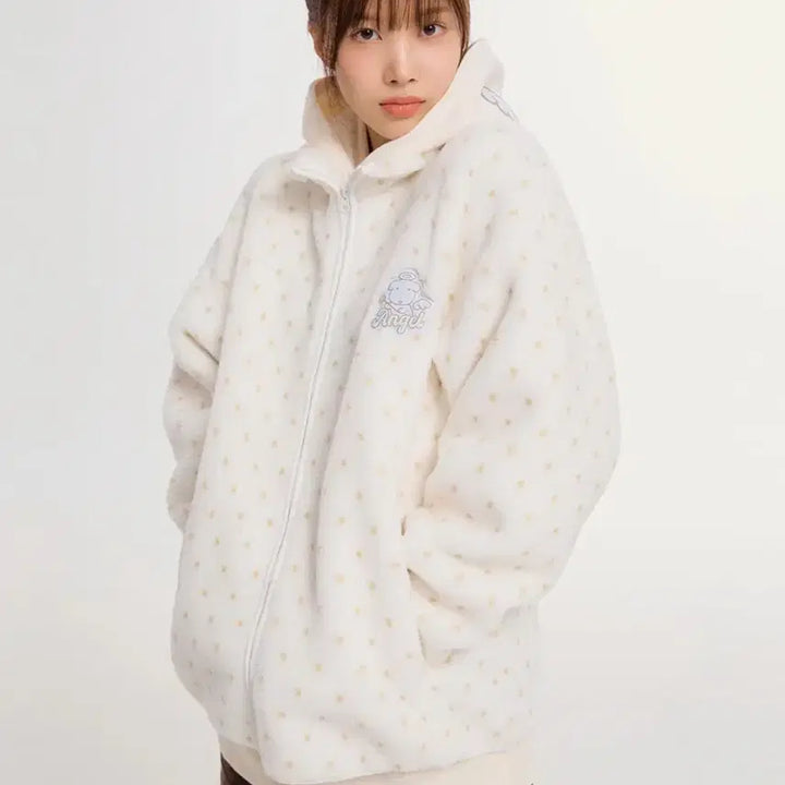 [BUNJANG] Spao Fleece Jacket / 스파오 가나디 덤블 플리스 후리스 천사 에이블리무신사교환교신판매