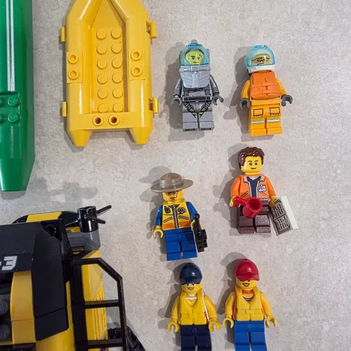 [BUNJANG] Lego City Diver Submarine Bundle Set / 레고 시티 다이버(잠수함) 미니피규어 일괄 판매