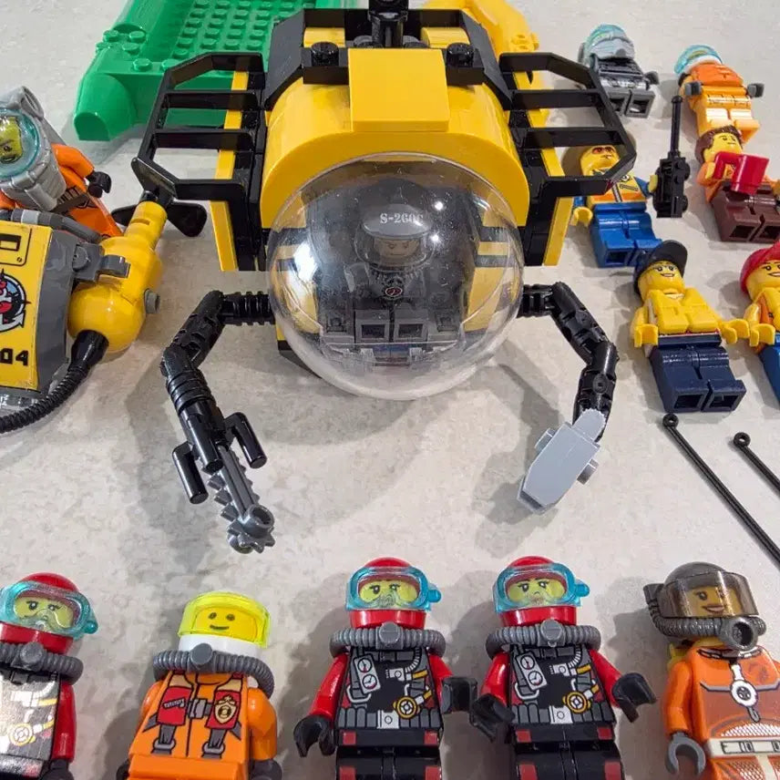 [BUNJANG] Lego City Diver Submarine Bundle Set / 레고 시티 다이버(잠수함) 미니피규어 일괄 판매