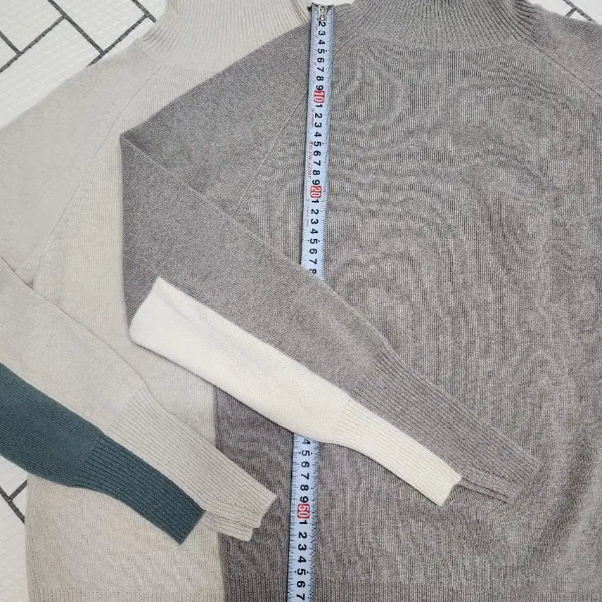 [BUNJANG] TIME Cashmere Knit Sweater / 새거) 타임(TIME) 캐시미어(100%) 니트 스웨터