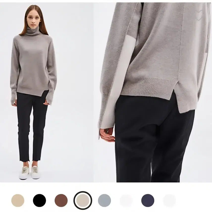 [BUNJANG] TIME Cashmere Knit Sweater / 새거) 타임(TIME) 캐시미어(100%) 니트 스웨터