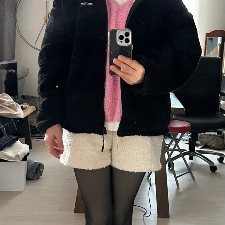 [BUNJANG] Grooverhyme Fleece Jacket / grooverhyme 뽀글이 양면후리스 S(90)