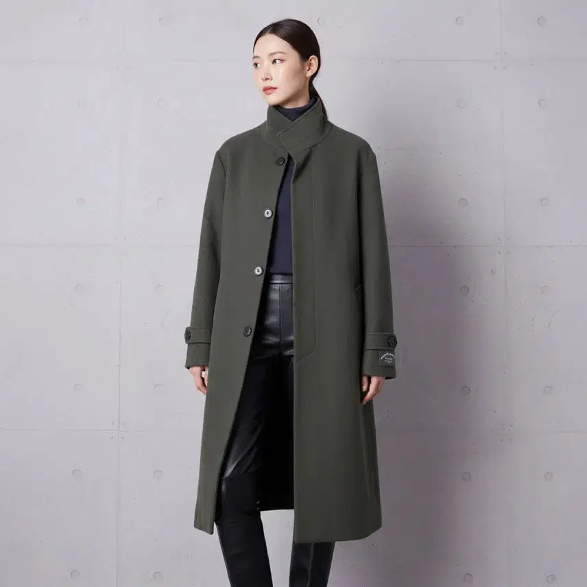 [BUNJANG] Unspecified Long Coat / [택있는새상품]*꽃샘추위*딱인*안스페이퍼 올리브 롱 코트 정가