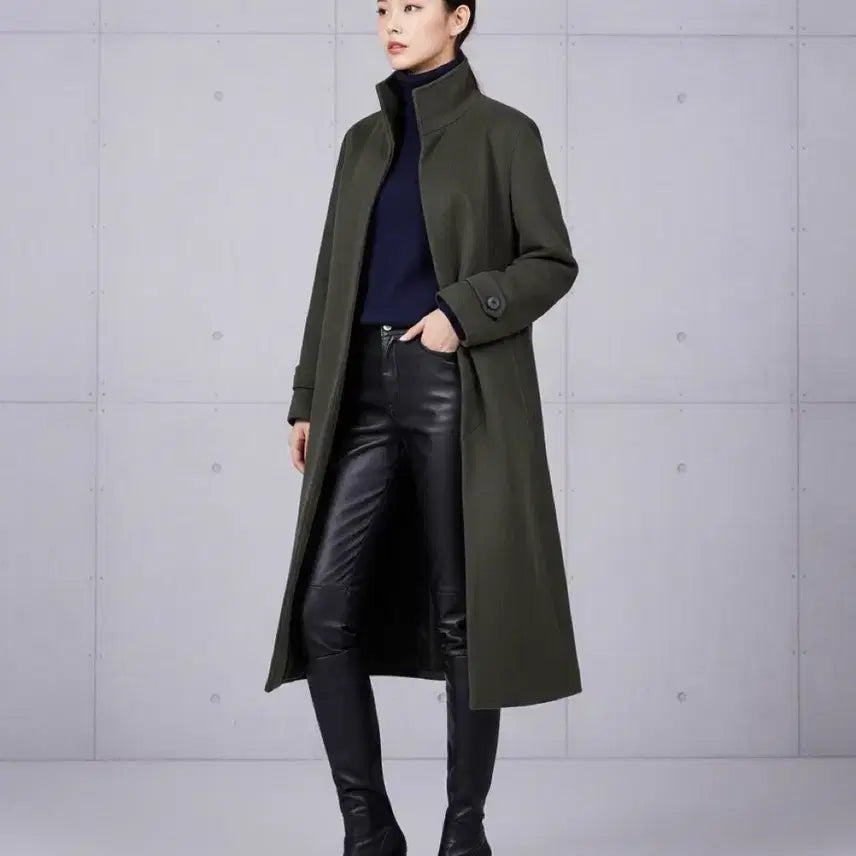 [BUNJANG] Unspecified Long Coat / [택있는새상품]*꽃샘추위*딱인*안스페이퍼 올리브 롱 코트 정가