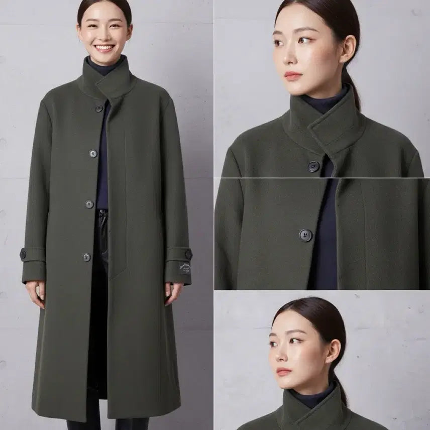 [BUNJANG] Unspecified Long Coat / [택있는새상품]*꽃샘추위*딱인*안스페이퍼 올리브 롱 코트 정가