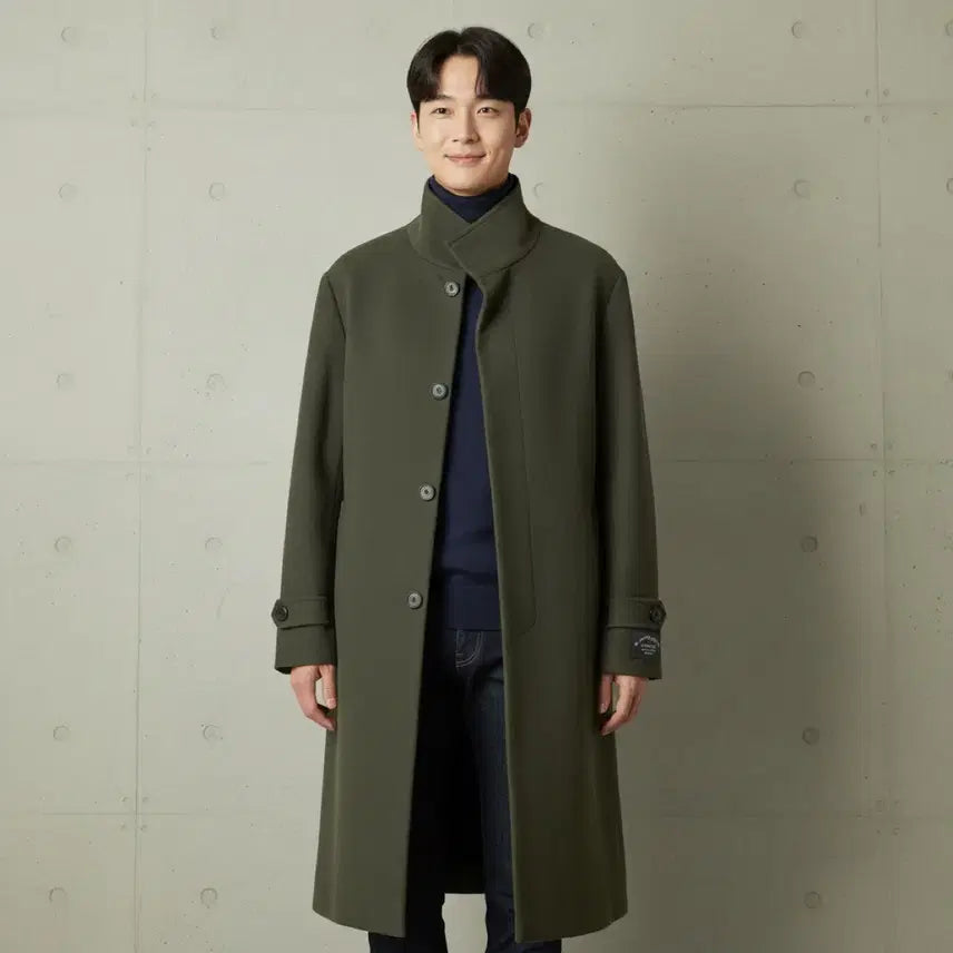 [BUNJANG] Unspecified Long Coat / [택있는새상품]*꽃샘추위*딱인*안스페이퍼 올리브 롱 코트 정가