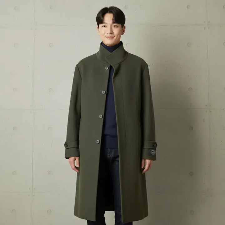 [BUNJANG] Unspecified Long Coat / [택있는새상품]*꽃샘추위*딱인*안스페이퍼 올리브 롱 코트 정가